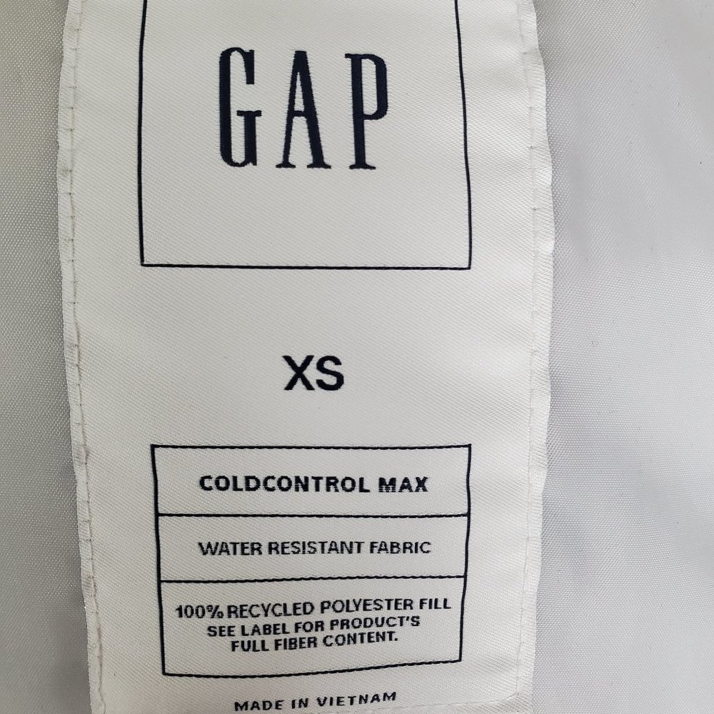 Gap Coldcontrol Max Gray/ Silver Puffer Jacket Si… - image 8